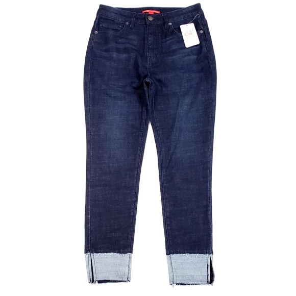 C&V Chelsea & Violet Stacked Hem Skinny Jeans - Picture 2 of 5